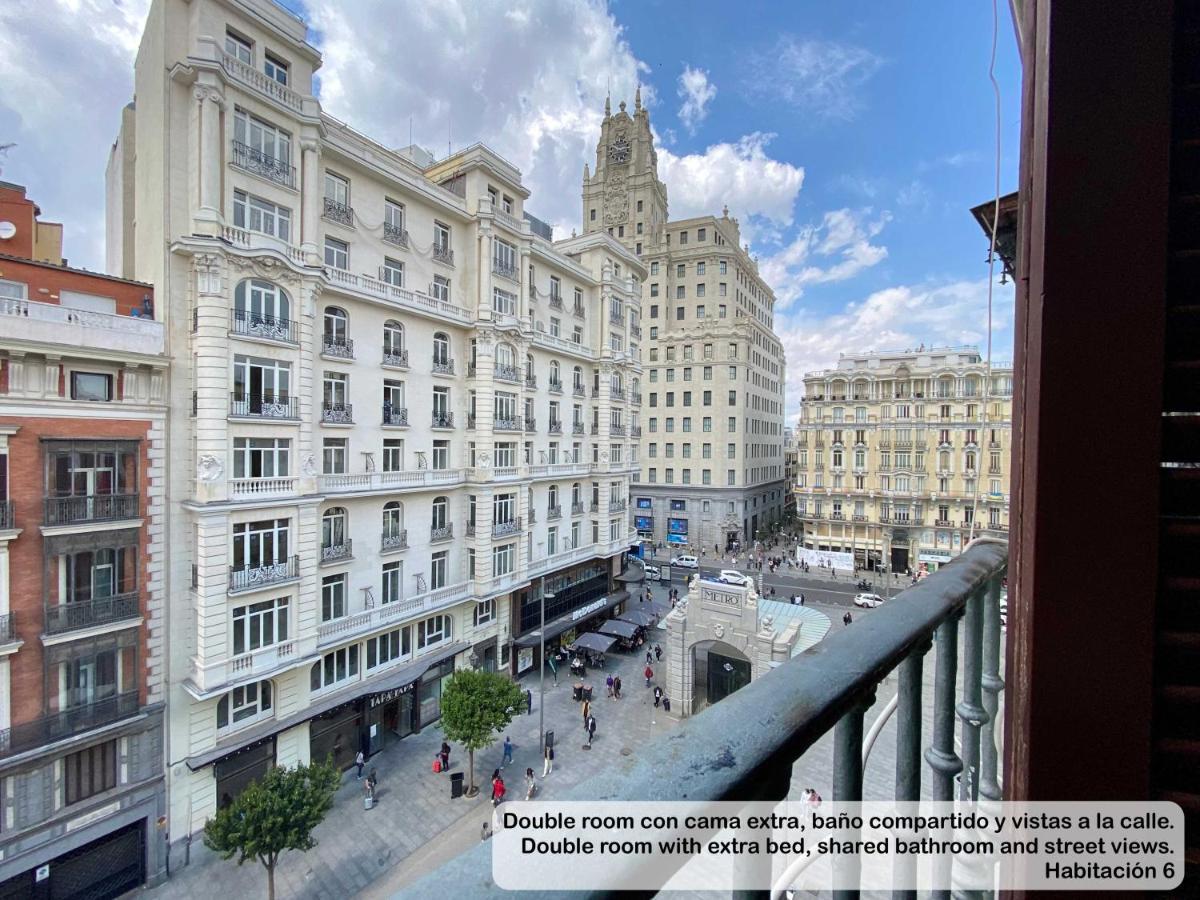 Gran Via Sol Rooms Madrid Esterno foto