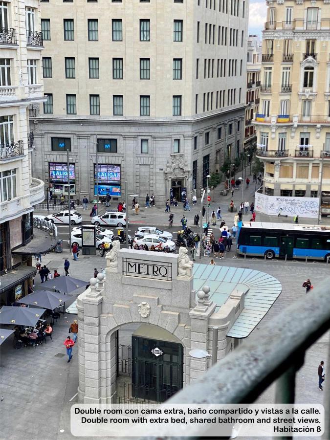 Gran Via Sol Rooms Madrid Esterno foto